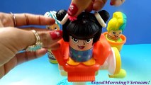 Play-Doh Cắt Tóc Tạo Kiểu Tóc Cắt Tóc Cho Thầy Giáo Play-doh hair Salon Toys