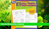 READ  RTI: Easy Phonics Interventions: Week-by-Week Reproducible Lessons That Teach Key Phonics