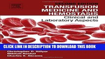 Collection Book Transfusion Medicine and Hemostasis, Second Edition: Clinical and Laboratory Aspects