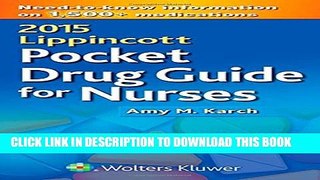 Collection Book 2015 Lippincott Pocket Drug Guide for Nurses