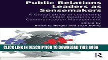 [PDF] Public Relations Leaders as Sensemakers: A Global Study of Leadership in Public Relations