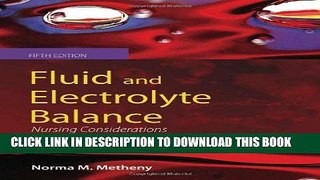 Collection Book Fluid And Electrolyte Balance: Nursing Considerations (Fluid and Electrolyte