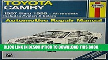[PDF] Toyota Camry Automotive Repair Manual: Models Covered : All Toyota Camry, Avalon and Camry