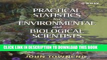New Book Practical Statistics for Environmental and Biological Scientists