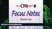 Big Deals  Wiley CPA Examination Review Focus Notes, Business Law (CPA Examination Review Smart