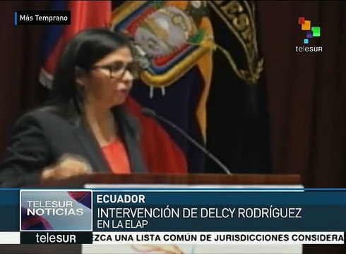 Canciller venezolana hace reconocimiento a la Revolución Cubana