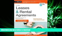PDF ONLINE Leases   Rental Agreements FREE BOOK ONLINE