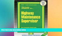 Big Deals  Highway Maintenance Supervisor(Passbooks) (Passbook Series)  Best Seller Books Most