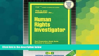 Big Deals  Human Rights Investigator(Passbooks)  Best Seller Books Best Seller