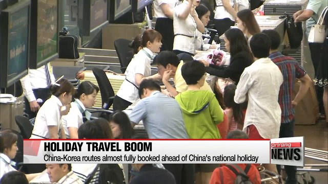 China-Korea routes almost fully booked ahead of China's national holiday