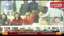 Wasim Akram Bowling To Misbah Ul Haq in Islamabad United Celebration Match At Pindi Cricket Stadium