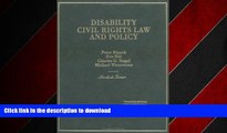 READ THE NEW BOOK Disability Civil Rights Law and Policy (Hornbook) READ EBOOK