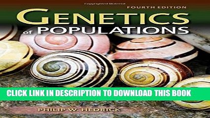 New Book Genetics Of Populations