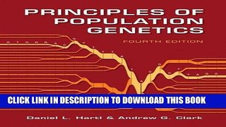 New Book Principles of Population Genetics, Fourth Edition