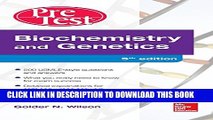 New Book Biochemistry and Genetics Pretest Self-Assessment and Review 5/E