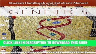 New Book Student Handbook and Solutions Manual for Concepts of Genetics