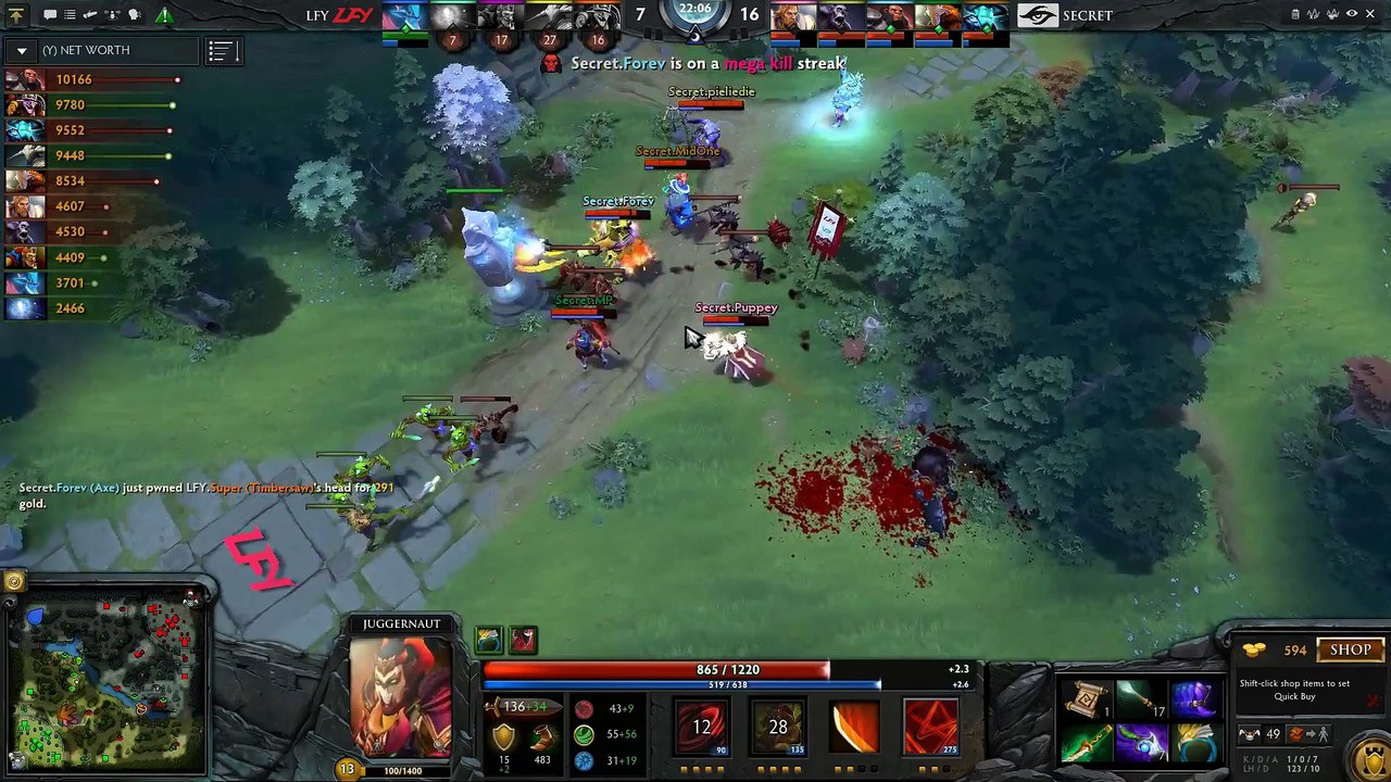 Team SECRET vs LGD.Forever Young - MDL 2016 Dota 2_7