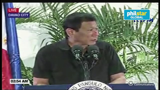 Duterte to US senators: Do not interfere