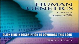 New Book Human Genetics: Concepts and Applications w/ bound in OLC card