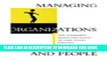 [PDF] Managing Organizations and People: Cases in Management, Organizational Behavior   Human