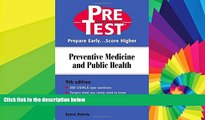 Must Have PDF  Preventive Medicine   Public Health: PreTest Self-Assessment and Review  Best