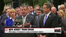 One dead, 114 injured in crash at New Jersey train station