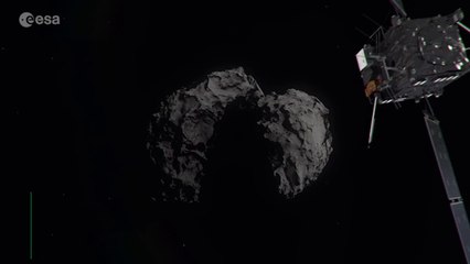 La sonde Rosetta va s'écraser sur la comète Tchouri