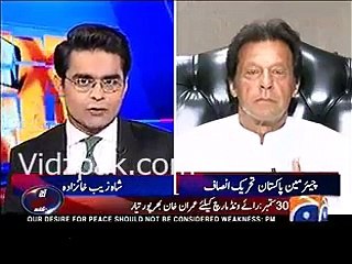 Video herunterladen: Imran Khan criticizes GEO in Shahzaib Khanzada show for reporting 