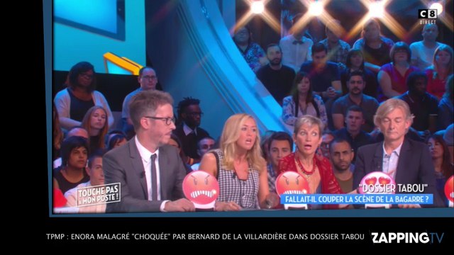 TPMP : Enora Malagré choquée par Bernard de la Villardière dans Dossier Tabou !