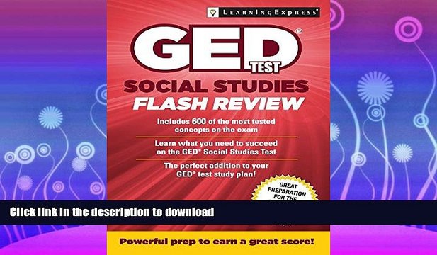 GET PDF GED Test Social Studies Flash Review FULL ONLINE