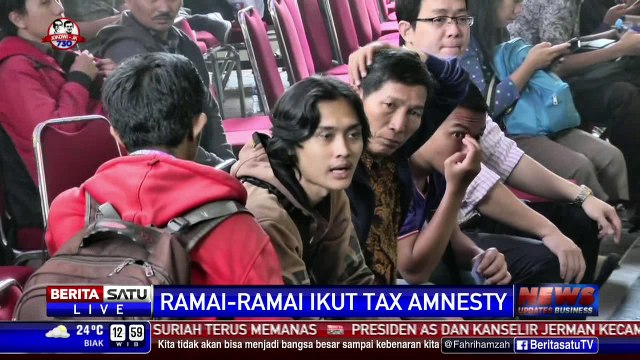 Periode I Tax Amnesty Berakhir, Kantor Pajak Buka Hingga Tengah Malam
