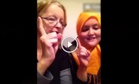 American woman force mother for accepting Islam