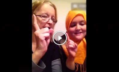 American woman force mother for accepting Islam