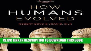[PDF] How Humans Evolved (Seventh Edition) Full Online