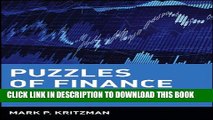 [PDF] Puzzles of Finance: Six Practical Problems and Their Remarkable Solutions (Wiley Investment)