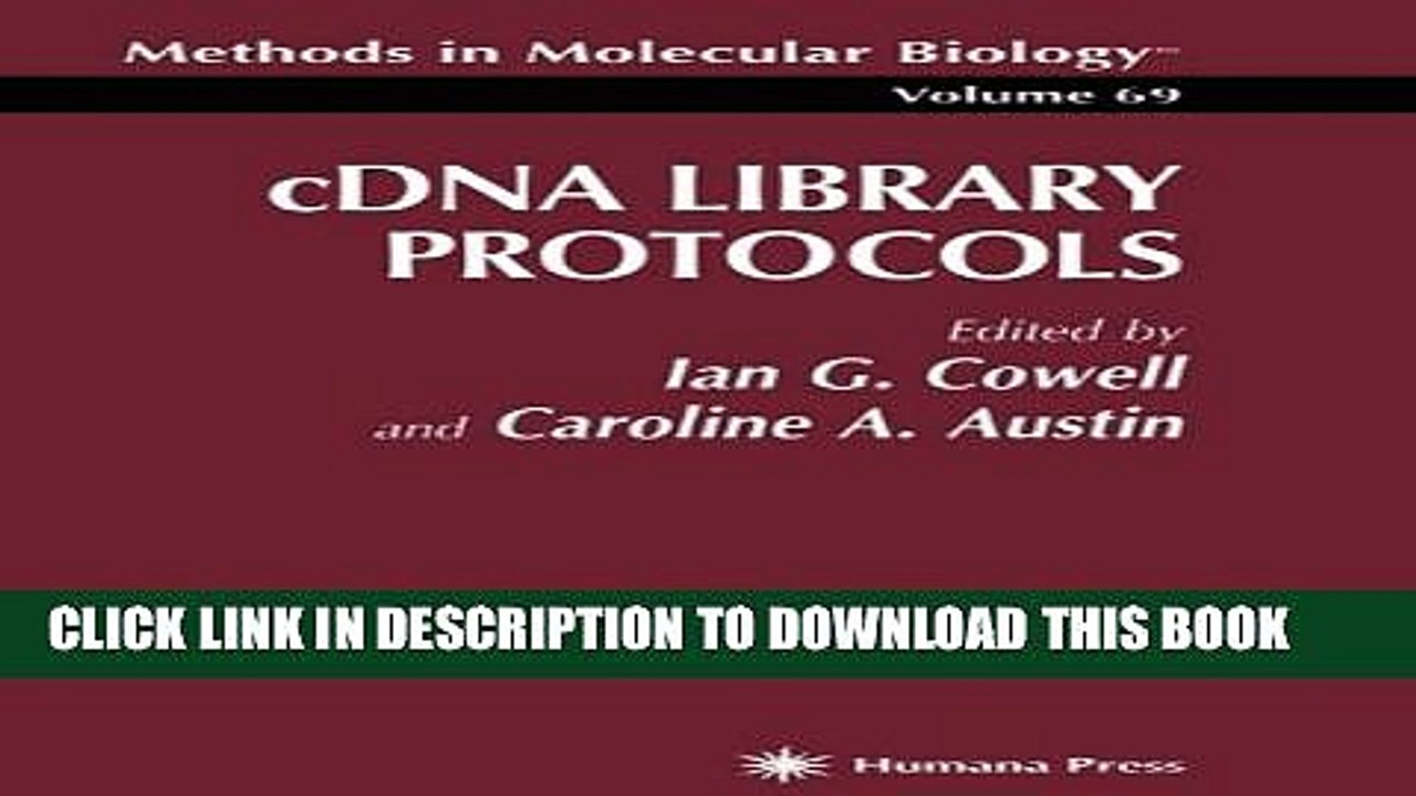 [PDF] cDNA Library Protocols (Methods in Molecu...