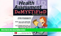 Big Deals  Health Assessment Demystified  Best Seller Books Best Seller