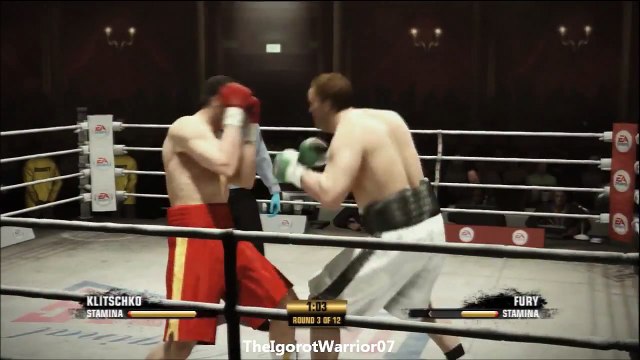Wladimir Klitschko VS Tyson Fury - Full Fight (Simulation)
