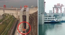 Este é o maior elevador já construído em todo o mundo! É impressionante! Adivinhas onde foi feito?