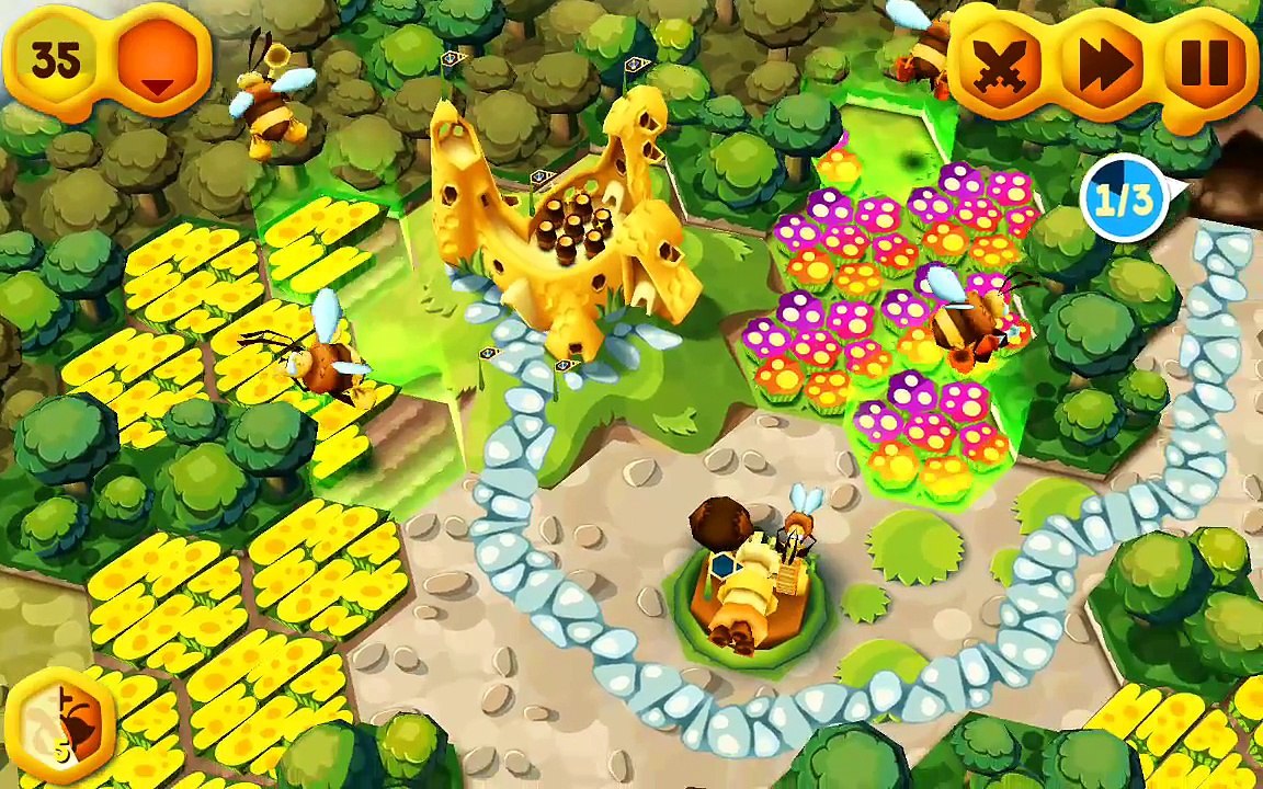 BeeFense - Fortress Defense - Android gameplay PlayRawNow