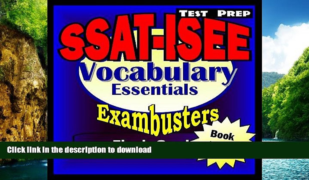 GET PDF  SSAT-ISEE Test Prep Essential Vocabulary Review--Exambusters Flash Cards--Workbook 1 of