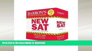 READ BOOK  Barron s NEW SAT Flash Cards, 3rd Edition: 500 Flash Cards to Help You Achieve a