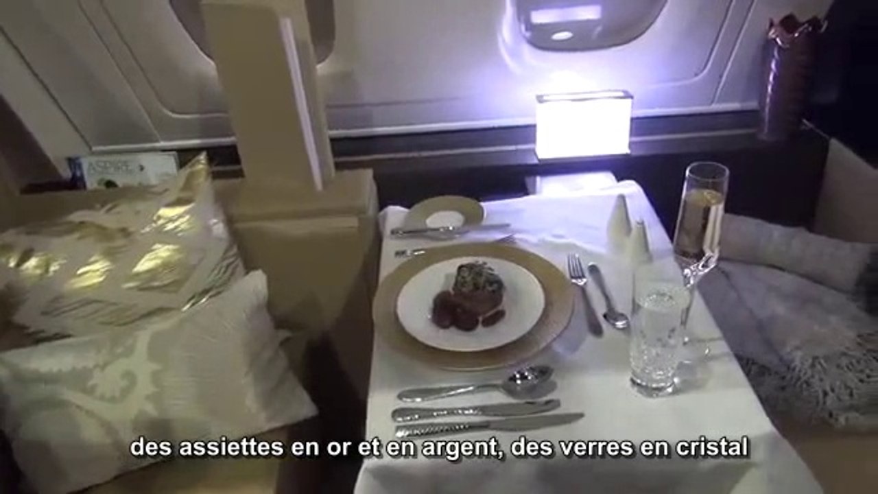 Vol en première classe à 17 500 euros chez Etihad Airways.