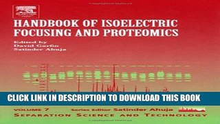 [PDF] Handbook of Isoelectric Focusing and Proteomics, Volume 7 (Separation Science and