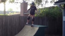 Fail - Cette fille s'éclate sur la rampe en skate