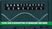 [PDF] Introduction to Quantitative Genetics (4th Edition) Popular Online