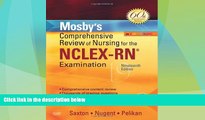 Big Deals  Mosby s Comprehensive Review of Nursing for NCLEX-RNÂ® Examination, 19e  Best Seller