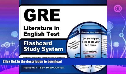 FAVORITE BOOK  GRE Literature in English Test Flashcard Study System: GRE Subject Exam Practice