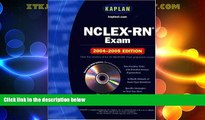 Big Deals  Kaplan NCLEX-RN 2004-2005 with CD-ROM (Kaplan NCLEX-RN (W/CD))  Best Seller Books Best