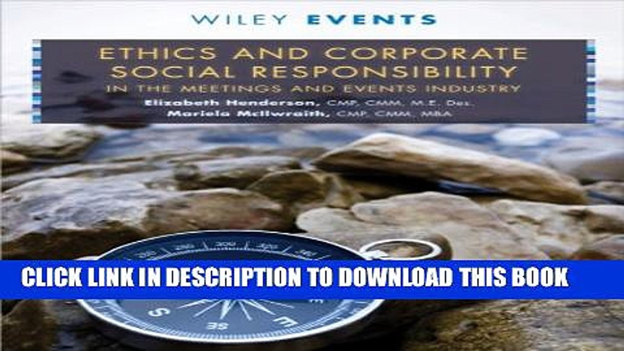 [PDF] Ethics and Corporate Social Responsibility in the Meetings and Events Industry Popular Online